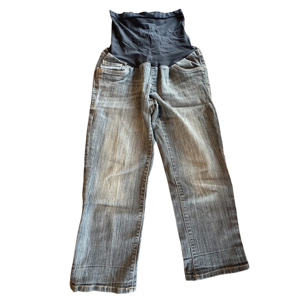 Oh Baby by‎ Motherhood Maternity Jeans Medium Wash Full Belly Panel Size M
